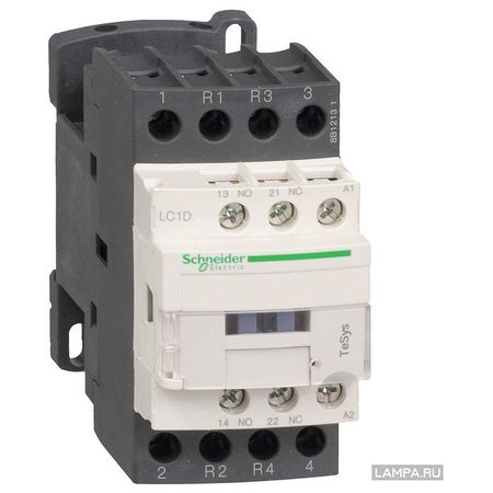Контактор Schneider Electric TeSys LC1D 4P 25А 400/230В AC 5.5кВт