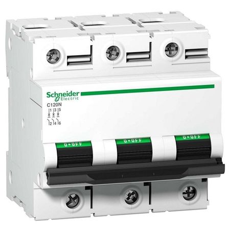 Автоматический выключатель Schneider Electric Acti9 3P 100А (B) 10кА