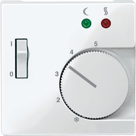 Накладка на термостат Schneider Electric MERTEN SYSTEM M, полярно-белый