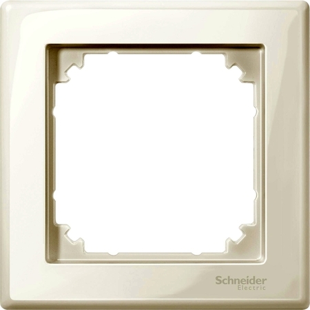 Рамка 1 пост Schneider Electric MERTEN M-SMART, бежевый блестящий