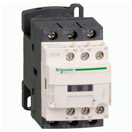 Контактор Schneider Electric TeSys LC1D 3P 9А 400/500В AC 2.2кВт