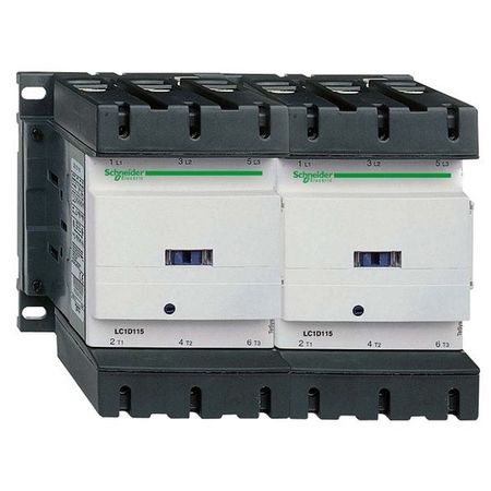 Реверсивный контактор Schneider Electric TeSys LC2D 3P 115А 400/400В AC 55кВт