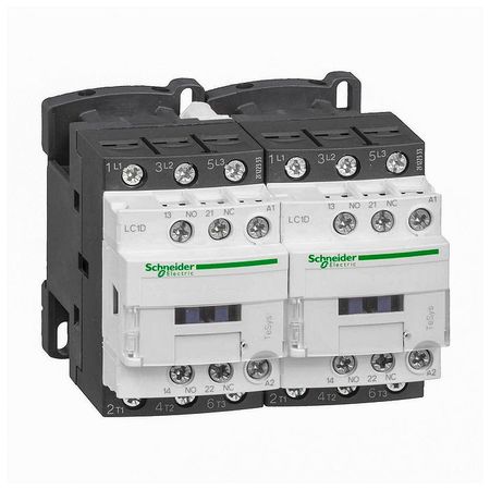 Реверсивный контактор Schneider Electric TeSys LC2D 3P 38А 400/690В AC/DC