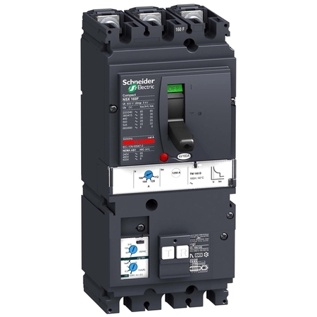 Силовой автомат Schneider Electric Compact NSX 160, TM-D, 36кА, 3P, 160А