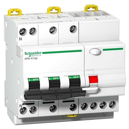 Дифавтомат Schneider Electric Acti9 4P 10А (C) 6кА 30мА (AC)