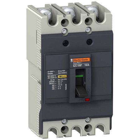 Силовой автомат Schneider Electric Easypact EZC 100, TM-D, 10кА, 3P, 20А