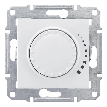 Светорегулятор поворотно-нажимной Schneider Electric SEDNA, 325 Вт, белый