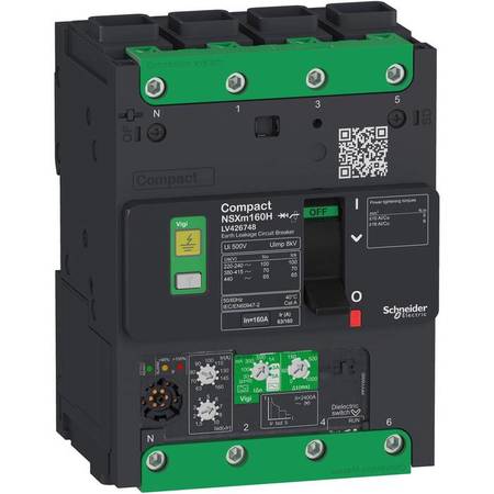 Силовой автомат Schneider Electric Compact NSX, 36кА, 4P, 160А