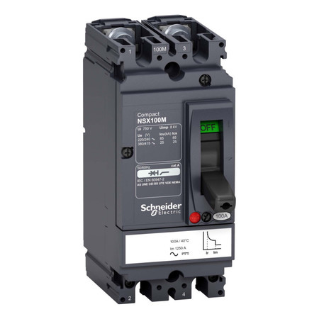 Силовой автомат Schneider Electric Compact NSX, 25кА, 2P, 16А