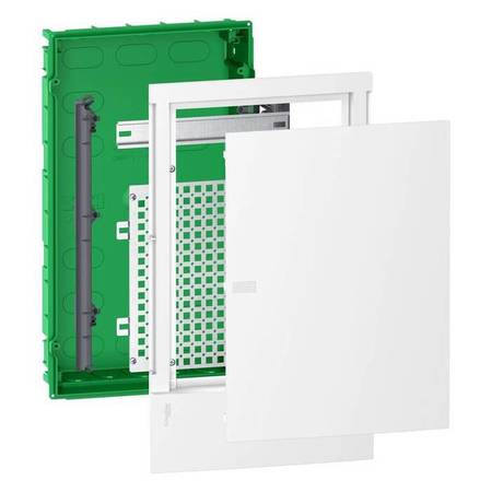 Щит мультимедийный Schneider Electric MINI PRAGMA 12 мод., IP40, встраиваемый, Пластик, белая дверь