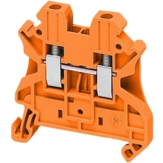 Клеммник винтовой проходной Schneider Electric Linergy TR 2,5 мм², оранжевый
