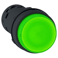 Кнопка Schneider Electric Harmony 22 мм, IP54, Зеленый