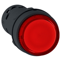 Кнопка Schneider Electric Harmony 22 мм, 230В, IP54, Красный