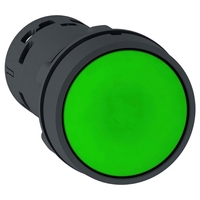 Кнопка Schneider Electric Harmony 22 мм, 220В, IP54, Зеленый