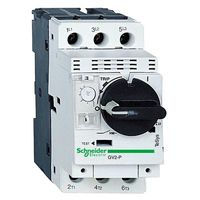 Силовой автомат для защиты двигателя Schneider Electric TeSys GV2 2.5А 3P, термомагнитный расцепитель