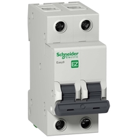 Автоматический выключатель Schneider Electric Easy9 2P 40А (C) 4.5кА