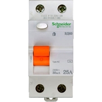 УЗО Schneider Electric Домовой 2P 25А 30мА (AC)