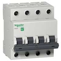 Автоматический выключатель Schneider Electric Easy9 4P 25А (B) 4.5кА