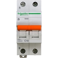 Автоматический выключатель Schneider Electric Домовой 1P+N 10А (C) 4.5кА