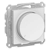 Светорегулятор поворотно-нажимной Schneider Electric ATLASDESIGN, 315 Вт, для LED 7-157 Вт/ВА, белый