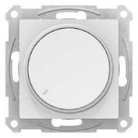 Светорегулятор поворотно-нажимной Schneider Electric ATLASDESIGN, 630 Вт, для LED 10-315 Вт/ВА, белый