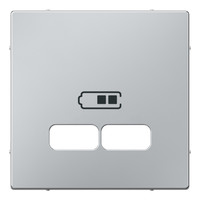 Накладка на розетку USB Schneider Electric MERTEN SYSTEM M, алюминий