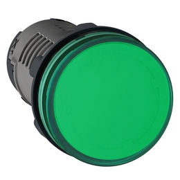 Лампа сигнальная, зеленая, 220В